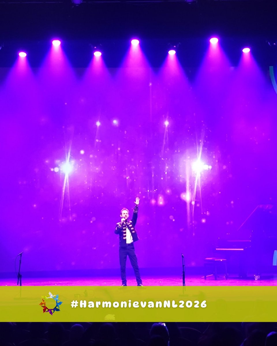 Harmonie_van_NL's tweet photo. Een prachtig lied met een boodschap van vrede en saamhorigheid is nu met jullie. 🎶✨

#HarmonievanNL2026 https://t.co/AhOe7S0RAE