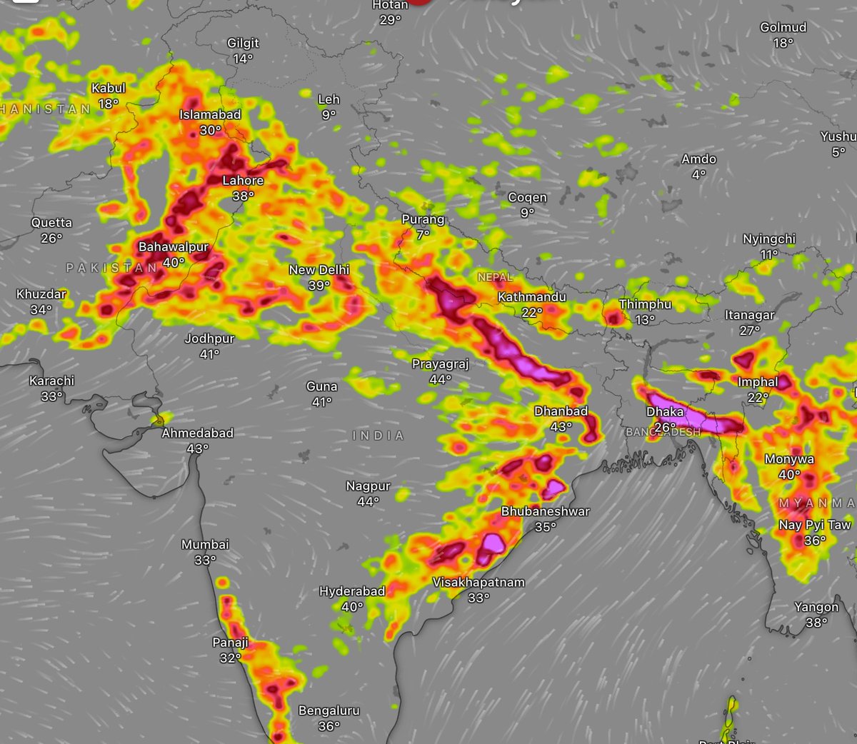 Much-awaited relief from the heatwave ahead as summer storms are set to take over #India early next week

Meteorological Context

• A spell of heatwave usually triggers summer storms in India. These are WD/LWD-led patterns supported by moisture-laden winds from the Arabian Sea