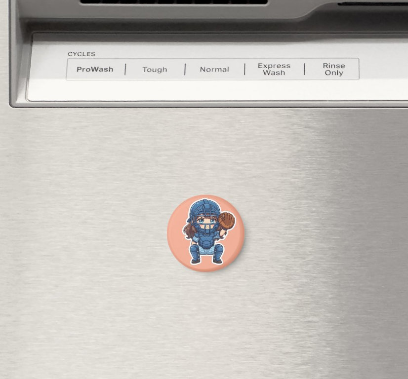 ChibiPlanetArt's tweet image. Focus, protection, and a pop of color. 

The 2026 Catcher series looks stunning on any metallic surface. 

With its vibrant orange glow and determined gaze, it’s the ultimate statement piece for true baseball fans.

#ChibiPlanet #BaseballLife #Zazzle