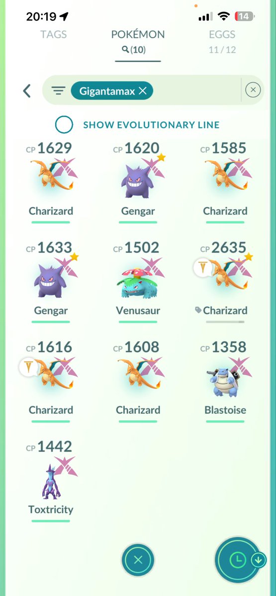 pkmnmasterwon's tweet image. Shiny’s ✨✨Recently ✨✨

ｷｮﾀﾞｲﾏｯｸｽ was fun and cool 🔥🙂‍↕️🙂‍↕️

#PokemonGo
#shiny
#ポケモンGO
#キョダイマックス