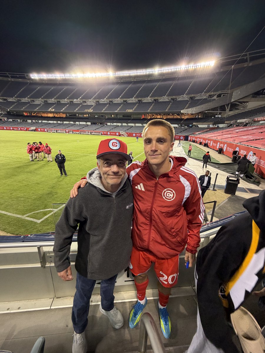 Our 2013 Erie FC boys, families, and Coach Mark took on Chicago at the Sockers FC Spring Classic, starting the weekend with a pregame tailgate &amp; deep dish pizza then cheering on former Erie player Jason Shookalok with Chicago Fire! #ErieFC