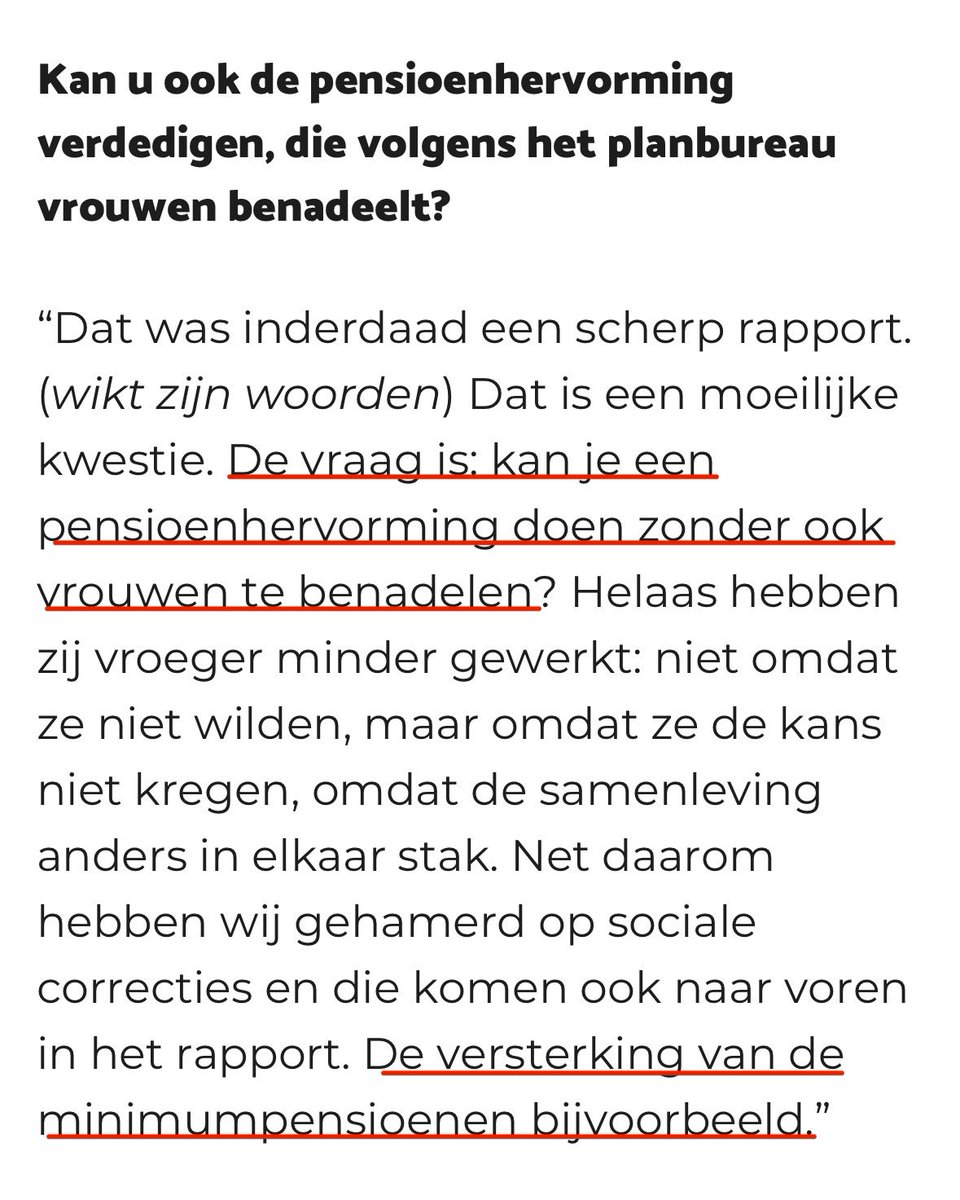 Beste Oskar Seuntjes en <a href="/vooruit_nu/">Vooruit</a>, kunnen jullie nog eens zeggen hoe jullie de #minimumpensioenen precies gaan versterken? 🤔

Maar liefst twee op drie (!) mensen die een pensioenmalus gaan krijgen, zijn mensen met een minimumpensioen. Het minimum is helemaal geen minimum meer