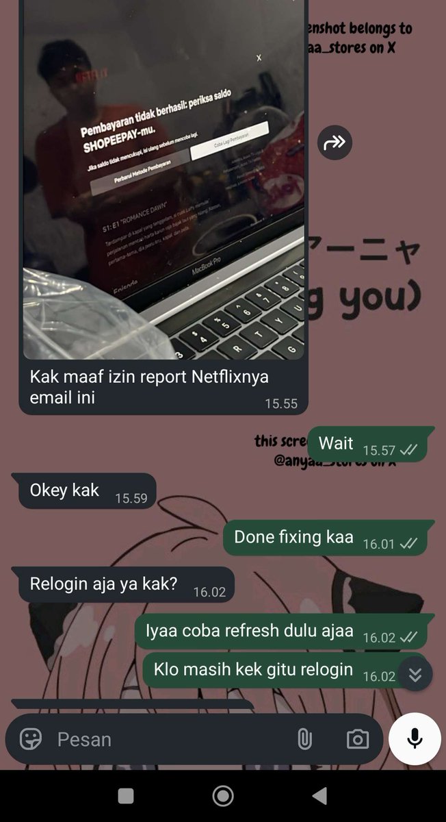 anyaa store | FH NETFLIX OPRESS tweet media