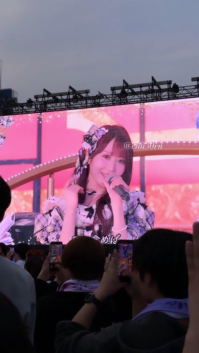chu30rn's tweet photo. ♡2026.04.19♡
みりちゃんの全力ダッシュが見れましたかわいかった😭💜
 #イコラブ8周年ツアー https://t.co/xBoVHoPv8C
