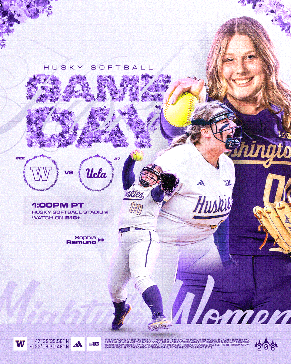 Washington Softball tweet media