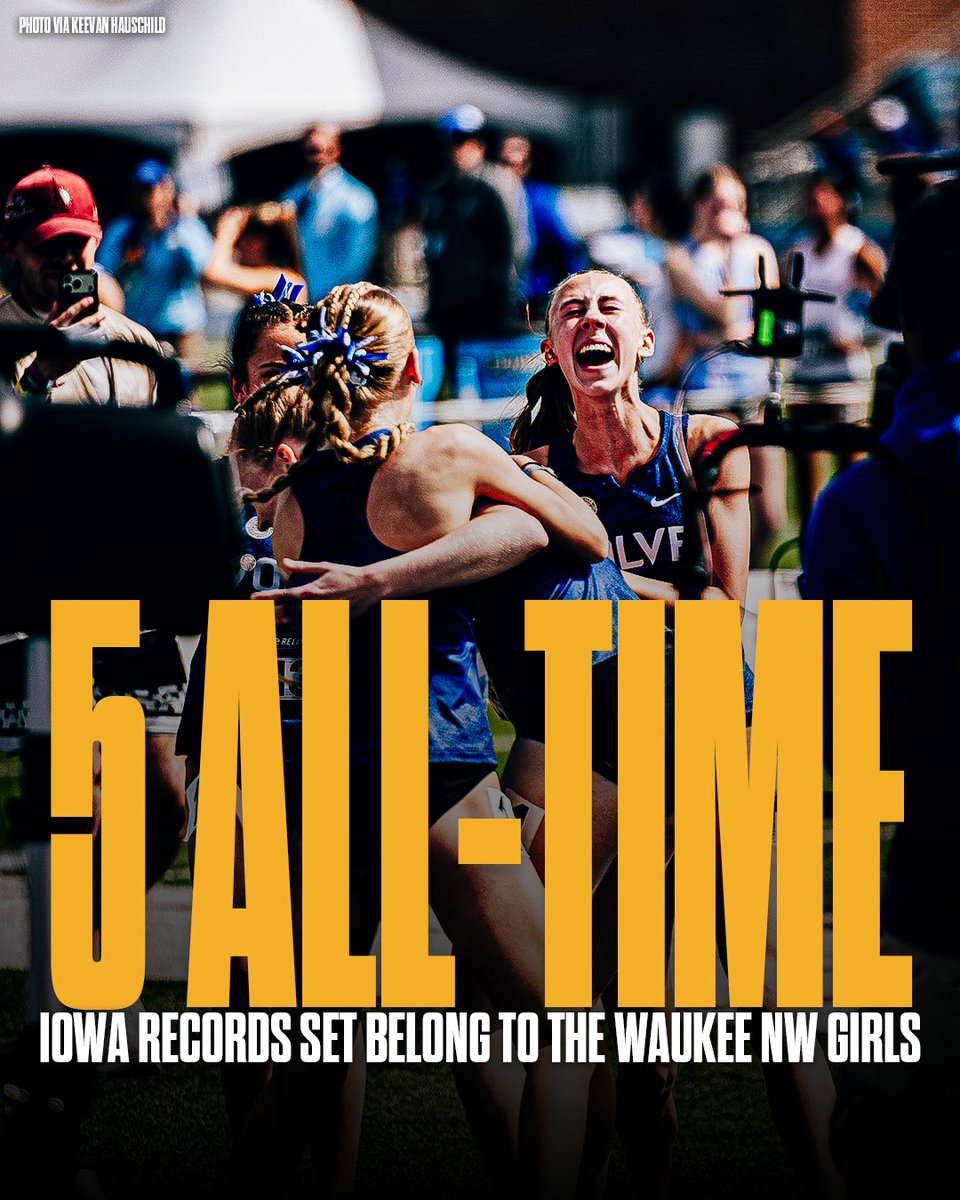 IATrackfield_'s tweet photo. WOW. JUST WOW. 😮

Drake and state records were SHATTERED left and right at this year's @drakerelays

#IATrack https://t.co/Hrep1B3uxV