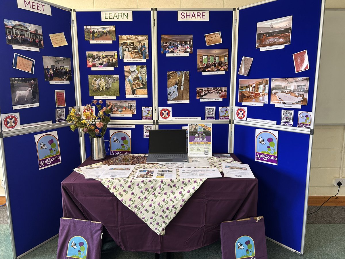 Scotbeekeepers's tweet image. Such a fantastic turnout at our #AGM yesterday! Great to see so many #members together, sharing ideas, catching up, &amp;amp; supporting our #beekeeping community. Thank you to all who made the effort &amp;amp; huge thanks to our trustees, volunteers (Aberdeen Beekeepers) &amp;amp; Lorraine from SRUC 👏