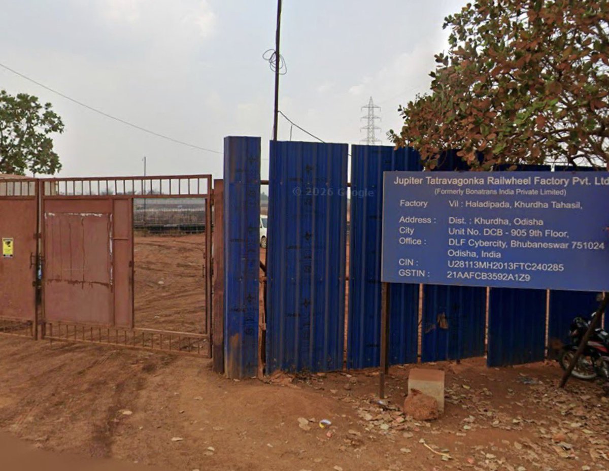 manas_muduli's tweet image. #DidYouKnow India’s first private rail wheel &amp;amp; axle manufacturing factory is coming up in Odisha!! 

It will also power the wheels for “Vande Bharat” trains.

&amp;gt; Investment: Rs 2,500 crore
&amp;gt; Nearly 50% of output targeted for exports

📍 Jupiter Tatravagonka Railwheel Factory