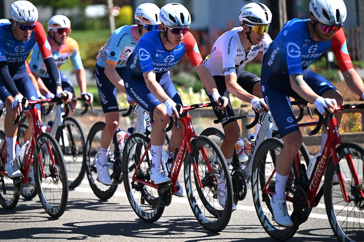 GroupamaFDJ's tweet photo. 7️⃣ Liège-Bastogne-Liège 
9️⃣ Flèche Wallonne
4️⃣ Amstel Gold Race
4️⃣ Brabantse Pijl

▪️Le seul coureur dans le top 10 des trois "Ardennaises"
▪️Une progression constante sur les plus grandes classiques
▪️ De la cohésion et de la force collective autour de Romain Grégoire https://t.co/Q0TUNW6CiR