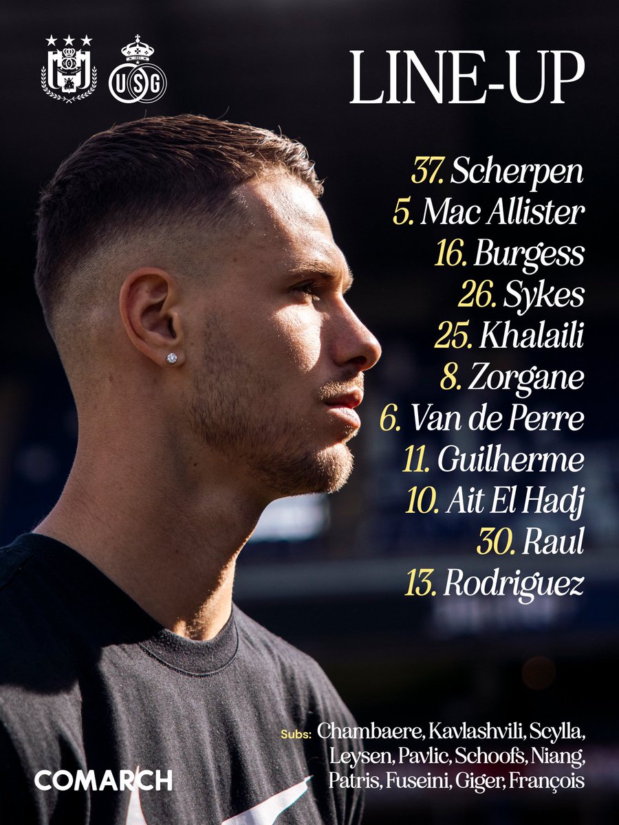 💛💙 LE 11 DU DERBY !

- Khalaili est bien présent !
- Biondic et Zeneli ne sont pas sur la feuille de match
- Giger et Leysen font leur retour

#ANDUSG