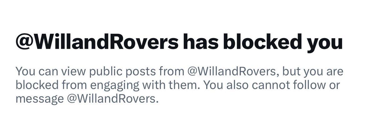 At least you ain’t bitter about it <a href="/WillandRovers/">Willand Rovers FC</a> 

👋