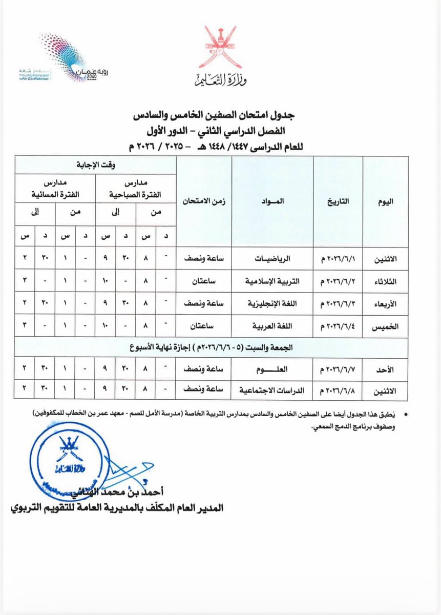 مجلس أولياء أمور ولاية صحم tweet media