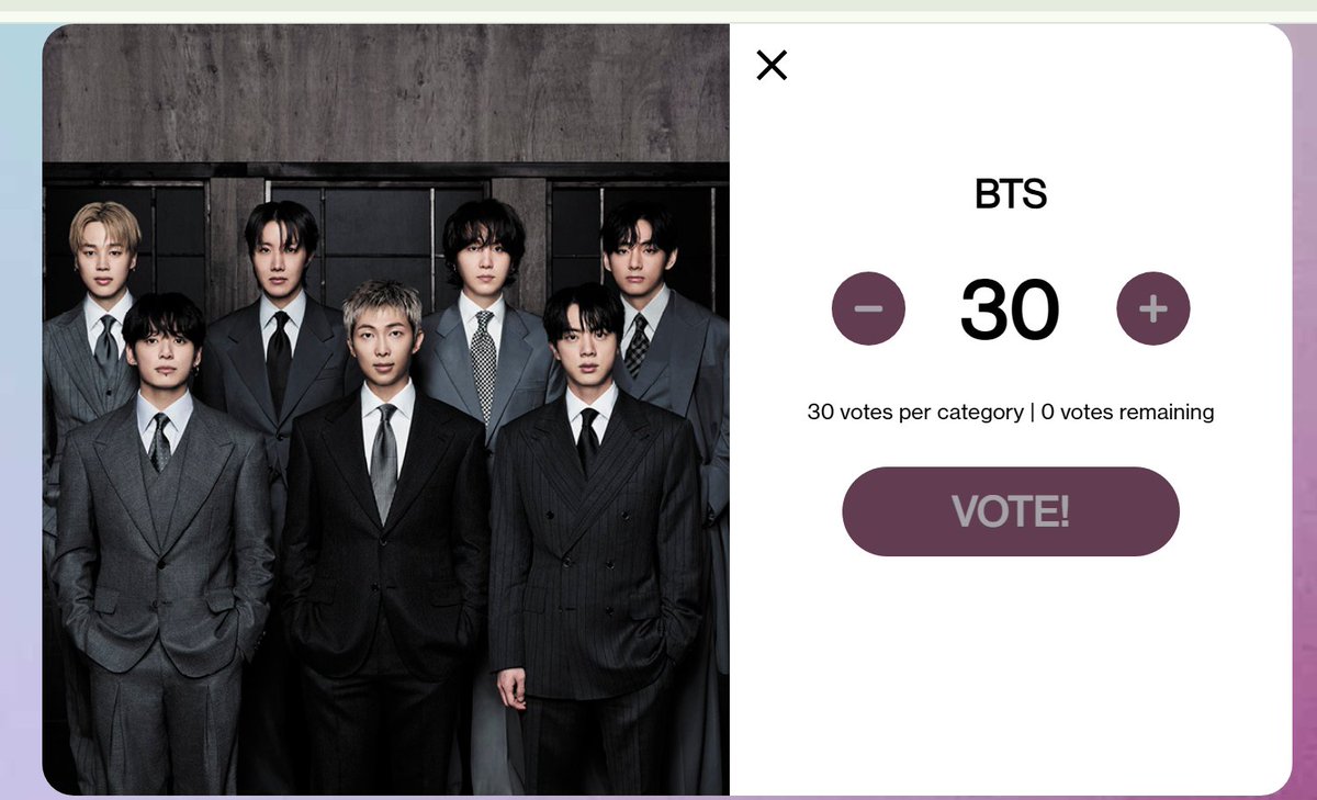 รางวัลมันไม่ลอยมานะเเม่ โหวตเลยค่า
มีกี่เมลขนออกมา ยอดจะตัดใหม่
อีกที 14.00 พรุ่งนี้น้า โหวตๆๆสาขาละ 30 ค่ะ
อย่าลืมไปเมนต์ในไอจีด้วยนะ 30 อันเช่นกัน

เว็บ > vote.theamas.com