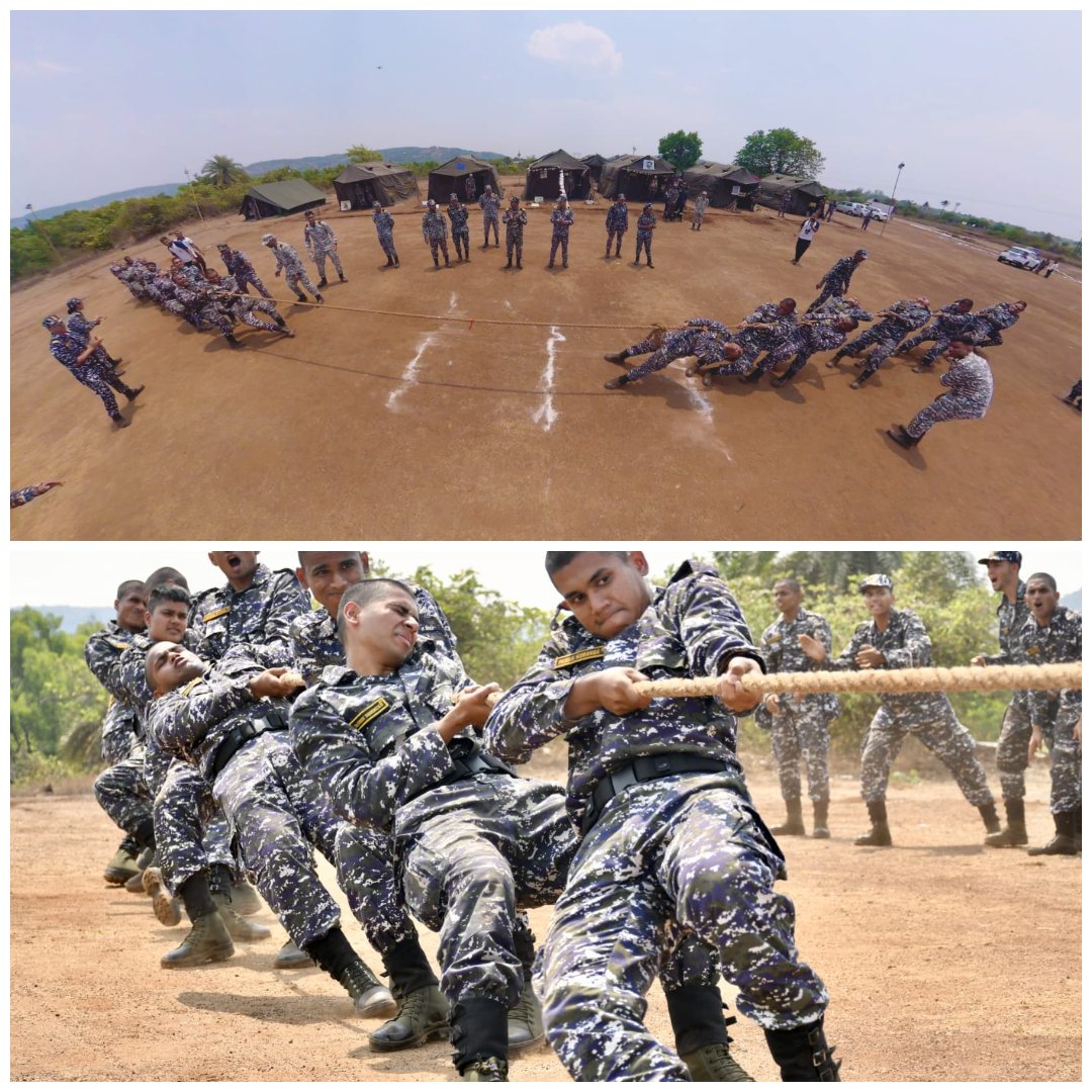 IN_INSShivaji's tweet image. #CampAgnipath ⚓️ - Where Resolve Meets Readiness

The 4th edition of #CampAgnipath at @IN_INSShivaji tested the #Courage, #Confidence, and #Capabilities of young Agniveers.

Living under intense field conditions, the young trainees were put through a series of challenging