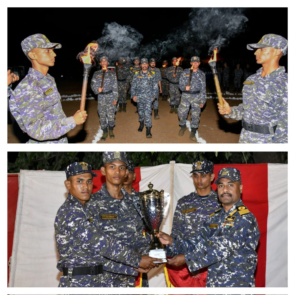 IN_INSShivaji's tweet image. #CampAgnipath ⚓️ - Where Resolve Meets Readiness

The 4th edition of #CampAgnipath at @IN_INSShivaji tested the #Courage, #Confidence, and #Capabilities of young Agniveers.

Living under intense field conditions, the young trainees were put through a series of challenging