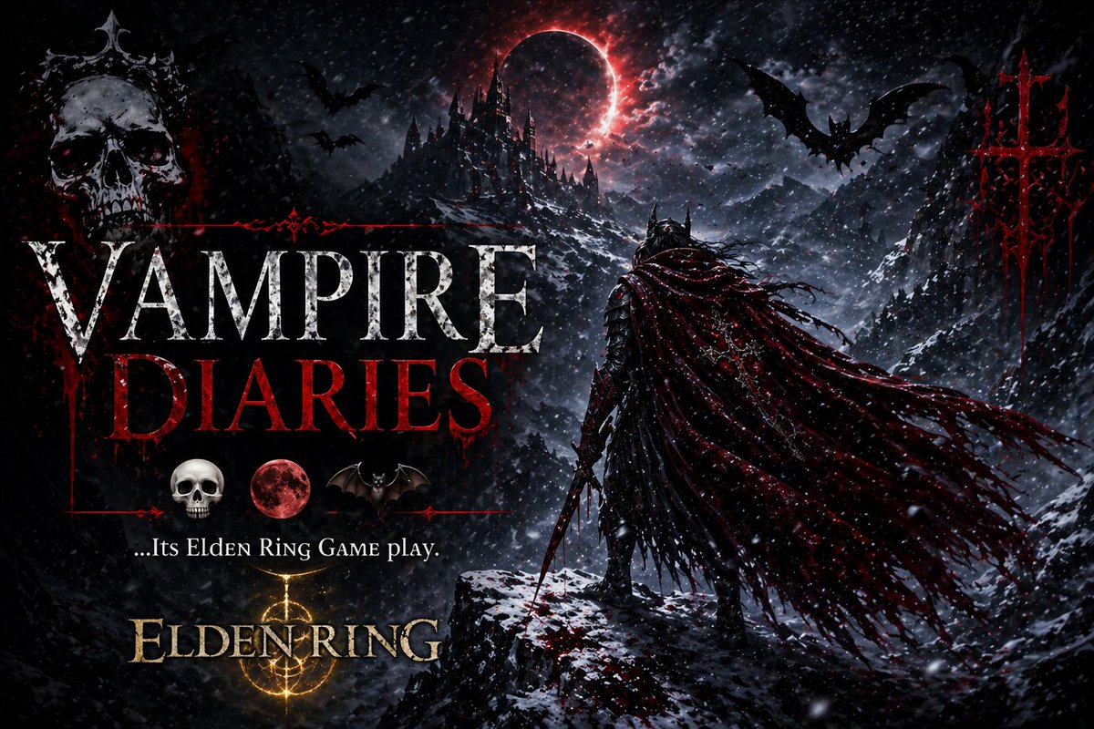 VampKnighted's tweet image. 💀Vampire Diaries🌑🦇 twitch.tv/vampknighted 
#EldenRing #ViralGaming #GamingCommunity #DarkFantasy #Speedrun #StreamerNetwork #SmallStreamer #TwitchClips #GamingOnX #FromSoftware #Discord #YouTuber #Steam #viralvídeo #Twitch #Youtube
