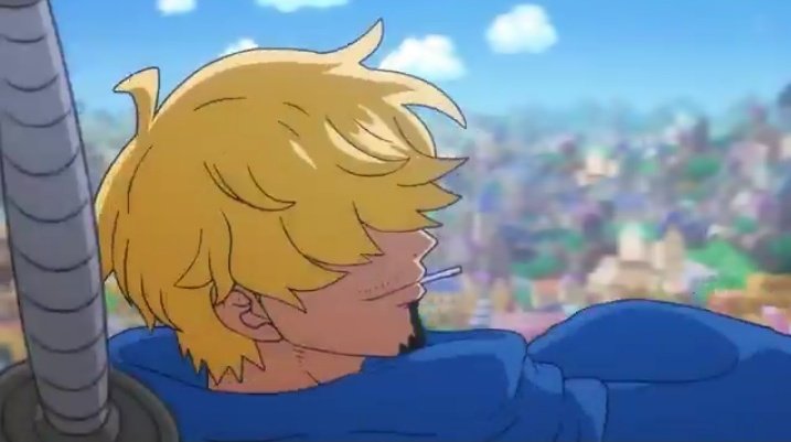 sanji’s hair getting longer oh my princess
