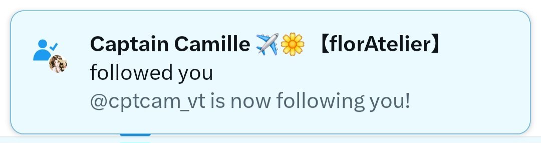 Captain Camille ✈️🌼 【florAtelier】 tweet media