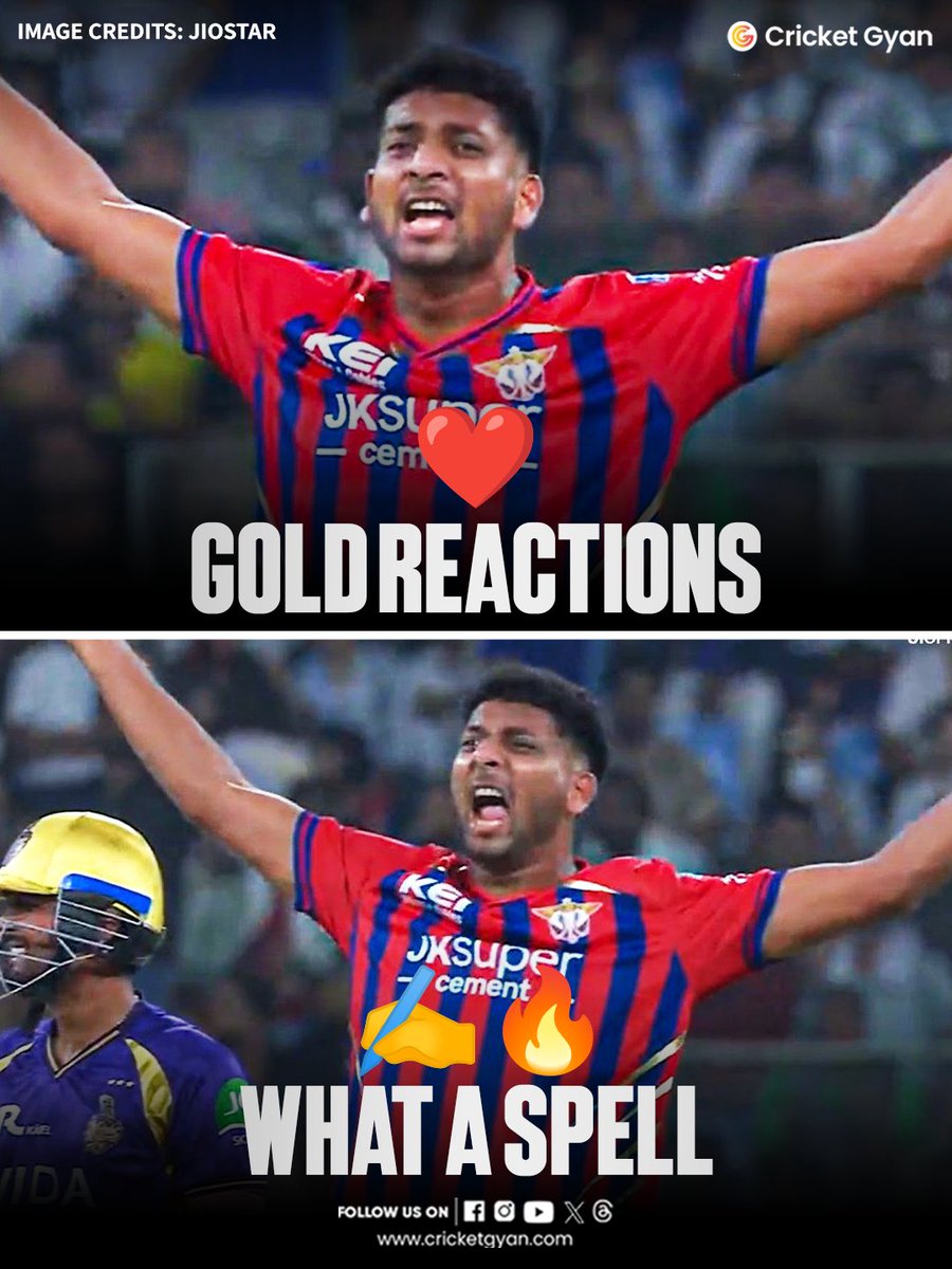 cricketgyann's tweet photo. Once struggled from Injury Motivation from Mohammad Shami to Becoming 1st Bowler to take a Fifer in IPL 2026🎖️
Mohsin Khan is a Superstar in Making Bowling Wicket Maiden Against RR, DC and KKR ✍️🔥
.
📷: JioStar
.
#IPL2026 #LSGVsKKR #MohsinKhan #Fifer #RinkuSingh #Fifty #IPLNews #CricketUpdates #CricketNews #CricketHistory #CricketGyan