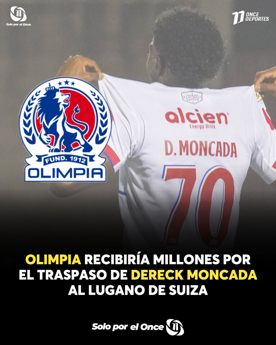11_Noticias's tweet image. ¡EL LEÓN LO CELEBRA!🥳💸
El traspaso de Dereck Moncada al fútbol europeo, también deja una millonaria recompensa para el club que lo formó.⚽❤️

Mira la cifra aquí 👉🏻 oncenoticias.hn/deporte/olimpi…

#Olimpia #DereckMoncada #Fichaje #Honduras