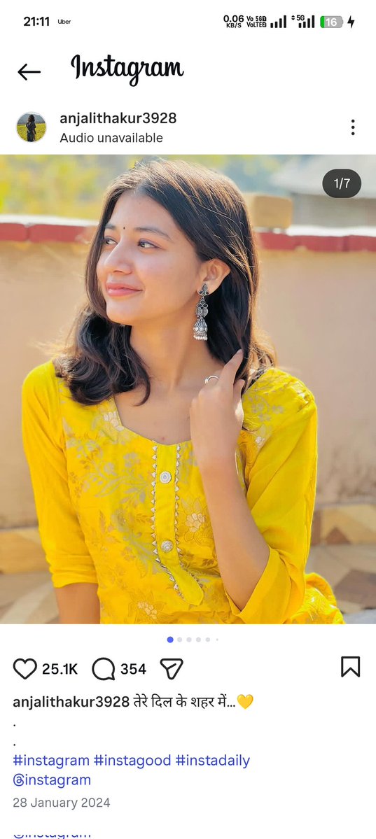 Abe koeri launde kb tk kisi dusri ladki ki khaal me chupega.  kisi dusre ki pic without consent use karna is a crime . 

The Girl in pfp is Anjali Thakur from Himachal 

ig/anjalithakur3928