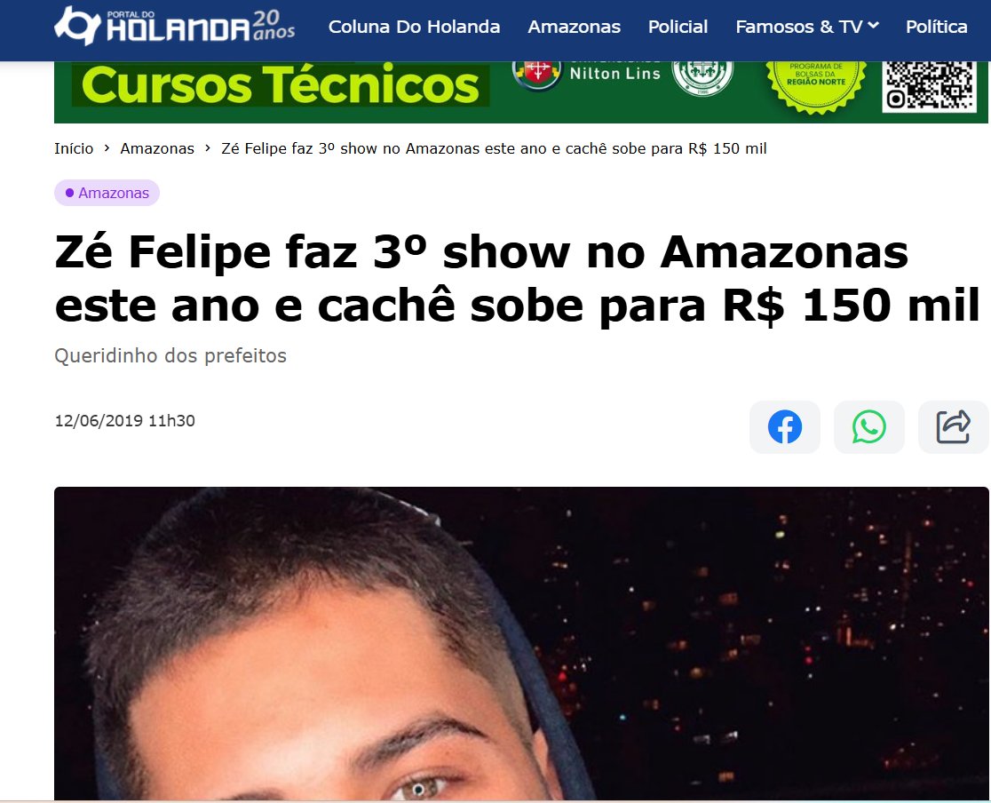Eu falo com fatos. dizer que ele vivia na bolha de Gyn sendo que até euro trip ele fazia em 2019 e em 2020 antes da miss mofo vários shows fora da tal bolha. ai vem dizer q ela tirou ele da bolha? teu cu