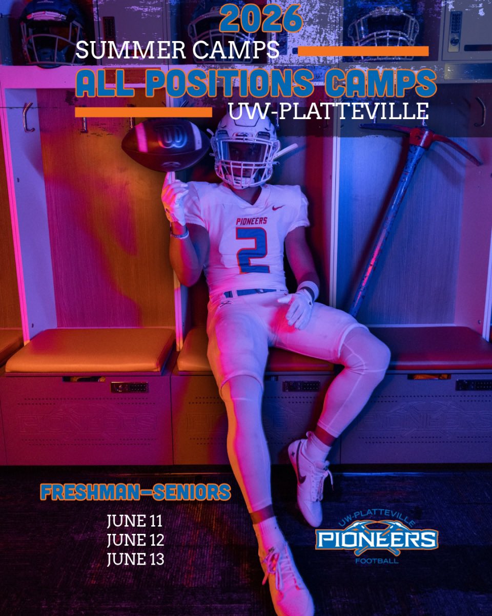 Kamarion35's tweet photo. Thank you @UWPlattFootball for the invite!!! 

@GlenbardSouthFB @PrepRedzoneIL @mwfbrecruiting https://t.co/7XG0DvZVV1