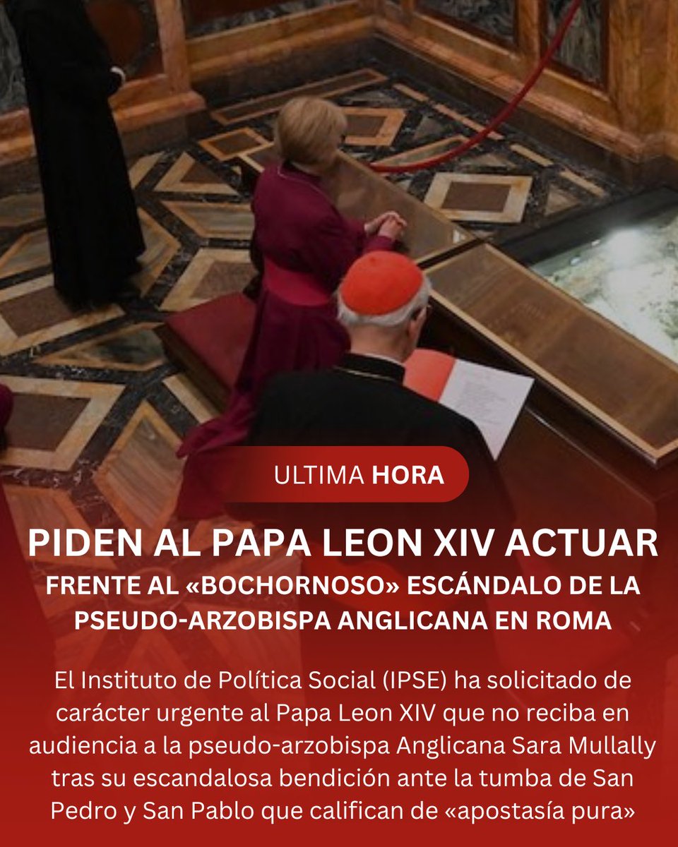 #URGENTE 🔴 #ULTIMAHORA 

COMUNICADO OFICIAL

ESCÁNDALO ECUMÉNICO EN ROMA: CONFUSIÓN DOCTRINAL Y HERIDA PARA LOS CATÓLICOS

Hoy queremos expresar con claridad el profundo dolor y la grave preocupación que muchos católicos sentimos ante los acontecimientos recientes en Roma.

Nos