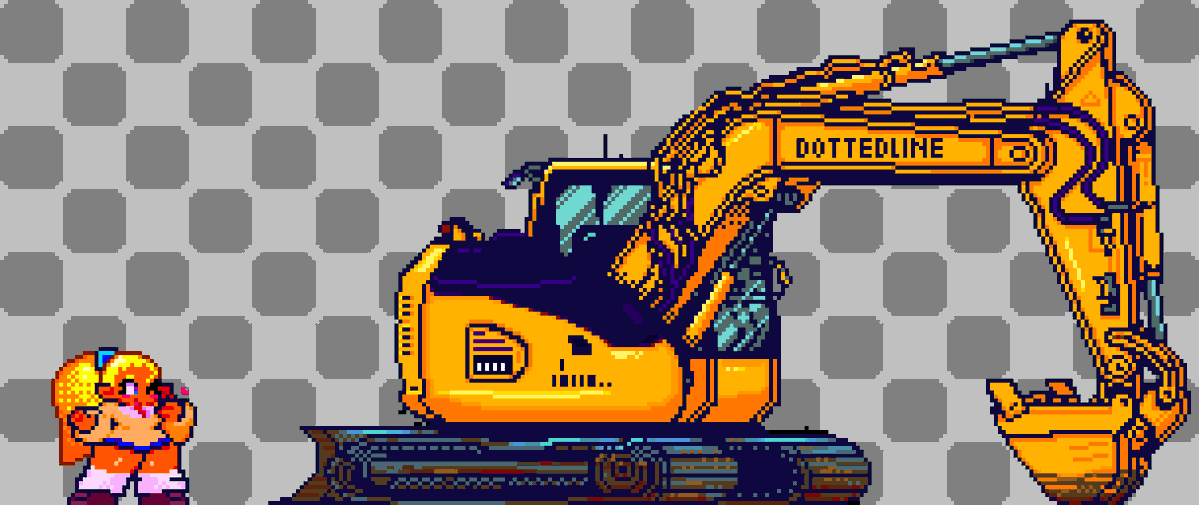 odei_rakugaki's tweet image. メイキングです。これがラフ。

よく描けたのでステージにめちゃくちゃ置いたらやりすぎと言われてしまいました。

#pixelart #indiedev