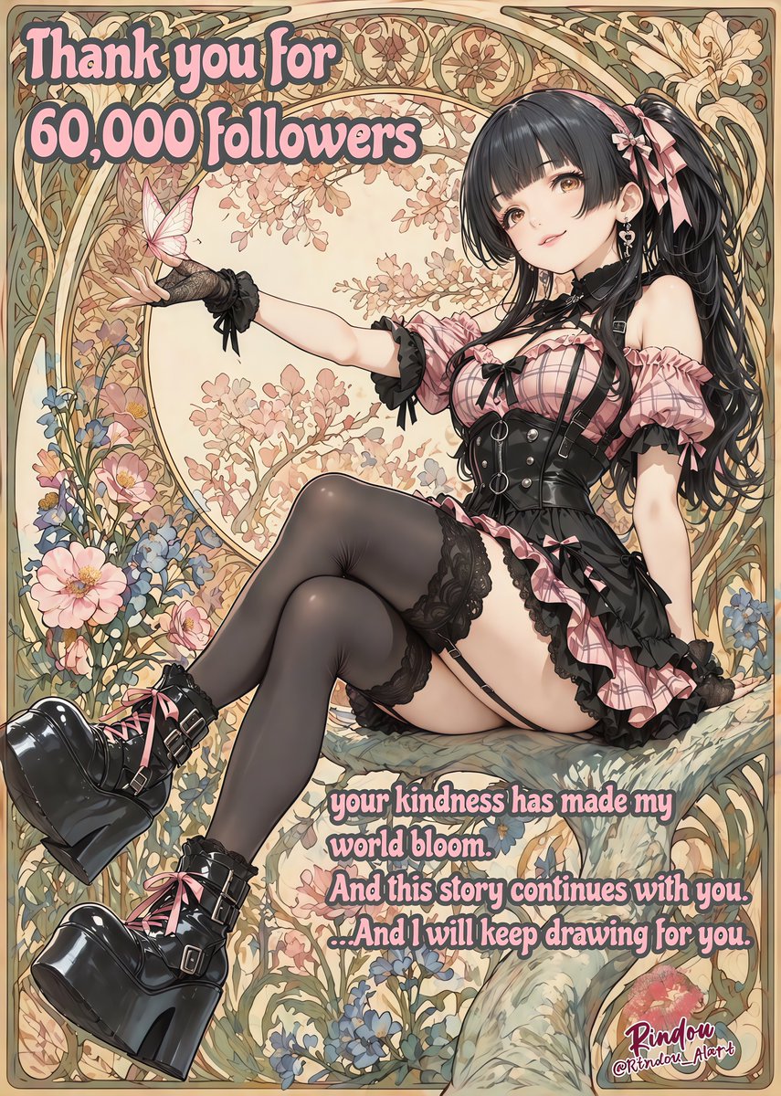 竜胆 Rindou | AI Character Art tweet media