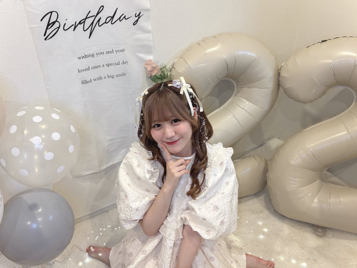 なっちゃんお誕生日おめでとう🎂 大好き！！🌙 #22歳もなっちゃんとは