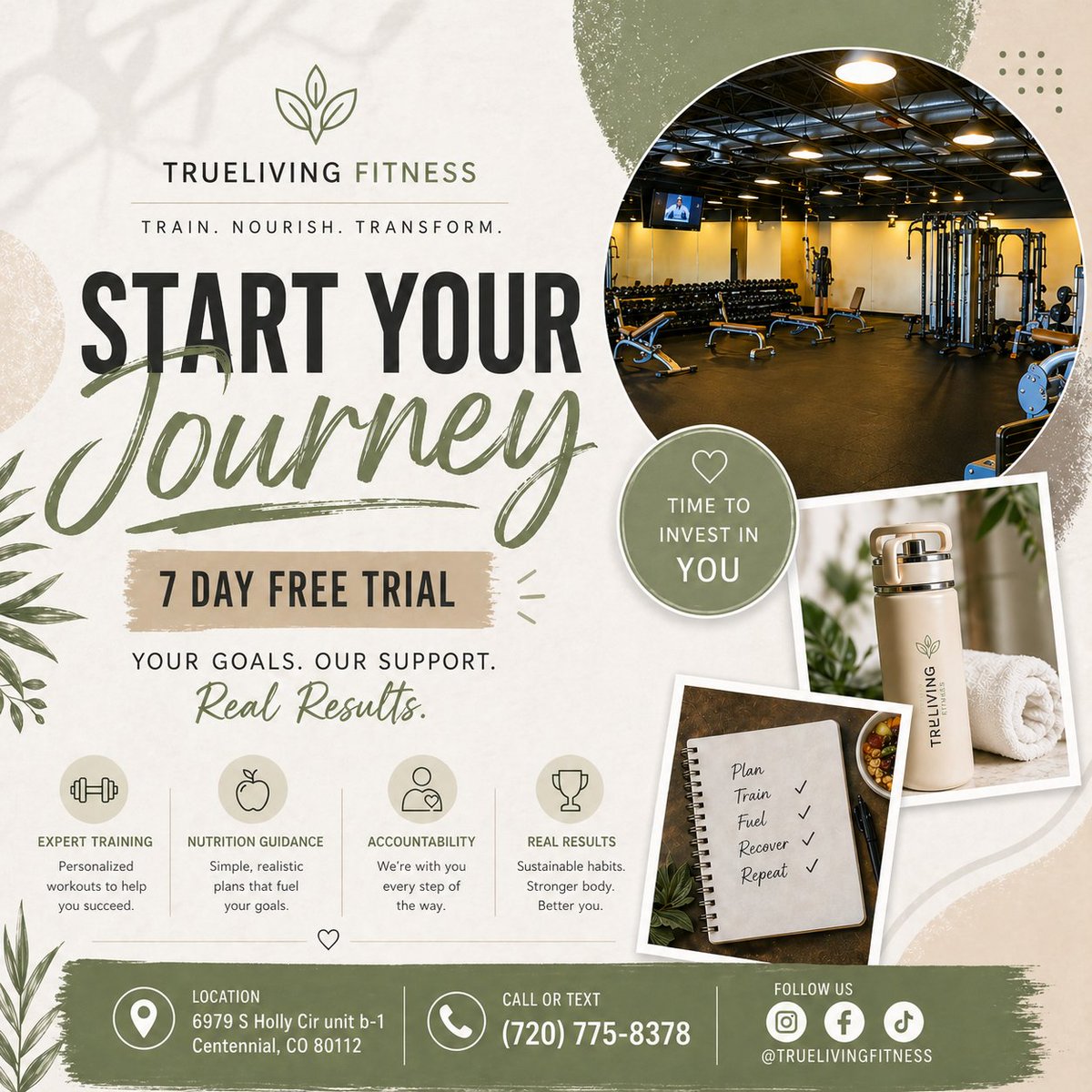 NathanLuce1's tweet photo. Ready to level up your health, energy, and confidence? 💪🌿

At True Living Fitness, we help real people get real results with personalized training, accountability, and a supportive environment where all fitness levels are welcome. No gimmicks. No judgment. Just progress. https://t.co/EnymsbcaV0