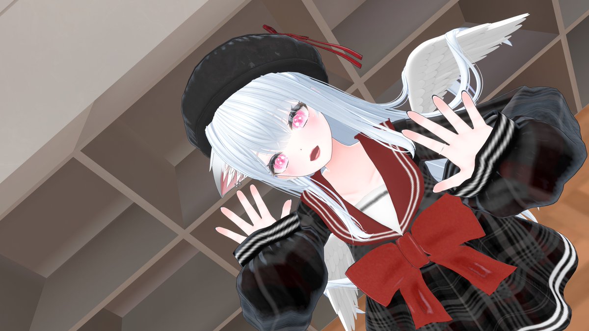 Nix3621's tweet photo. おはよ～♪
朝ごはんは何食べた？

#Nix3D 
#VRChat 
#VRChatPhotography https://t.co/1sfmHeOjWV