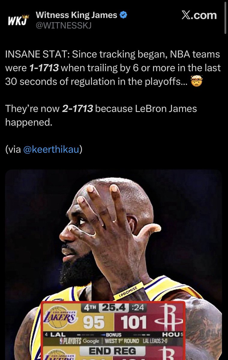 LEBRONISKING tweet media