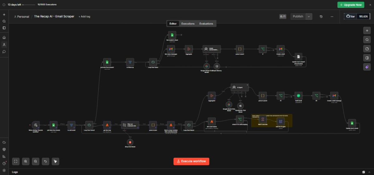 victorfolo70896's tweet image. happy sunday from this side. making steady progress with n8n, automating tasks and learning. #n8n #inprogress