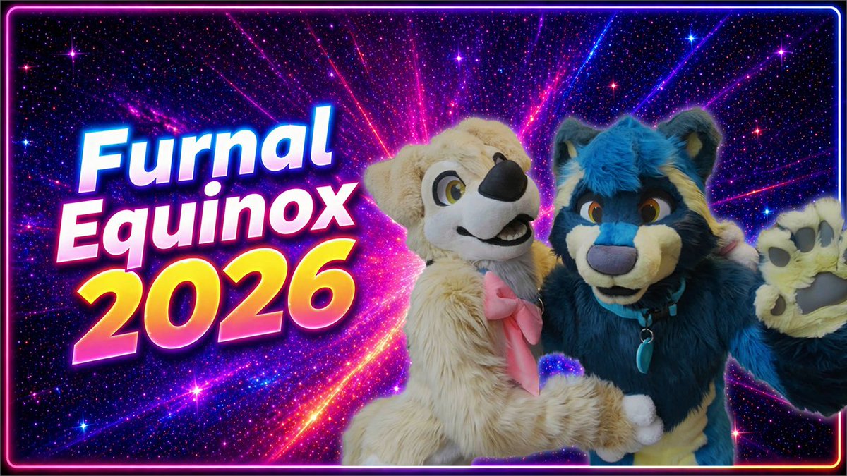 DragoonFox's tweet photo. My new convention video is OUT!

FURNAL EQUINOX 2026 CON VIDEO
⬇️⬇️⬇️⬇️
https://t.co/8QSdQjcHQD

Now available! GO WATCH!! 👀👀

#FE26 #ConVideo #MotionFur
@FurnalEquinox https://t.co/cKdL3dnWOJ