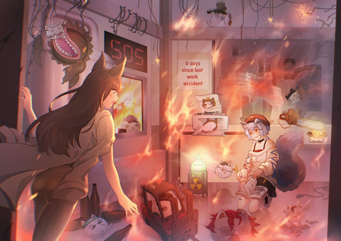 My Kamioshi(<a href="/NanaruruVT/">Nana & Ruru🐶🐶 | Duo Dog VTUBER</a> ) has recently had a birthday celebration for Ruru. 
So, of course, I did the reasonable thing any sane fan would do and commissioned the first ever NSFW artwork of them both as a gift! Enjoy ;)