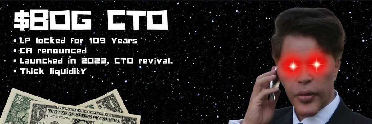 After $ASTEROID run, $ETH meme season has officially begun and old $ETH memes are waking up

$WOJAK had the run
$FLORK had the run

Now $BOG gets its turn 

He can pump all the bags with just a phone call

<a href="/bogdanoff_CTO/">Bogdanoff CTO</a> legacy!!!

CA : 0x0ba74fb26ca523f2dc22fa4318581cc2452eaba1