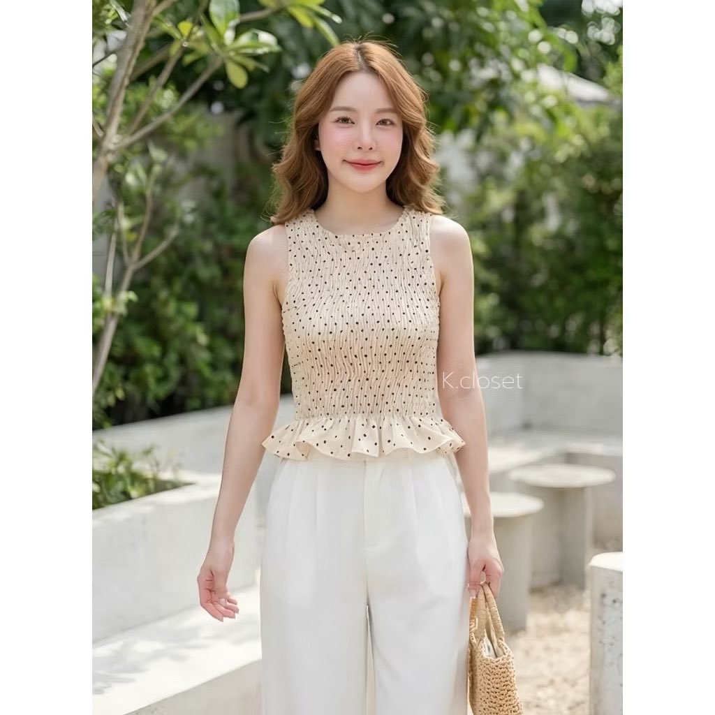 plee0123's tweet photo. เสื้อสม็อคแขนกุด ลายโพกาดอท
สีครีม อก28-34 ยาว17
80 รวมส่ง เพิ่มเติมdm

#ส่งต่อเสื้อผ้า #ส่งต่อเสื้อผ้ามือสองสภาพดี #ส่งต่อเสื้อผ้ามือสองราคาถูก #ส่งต่อเสื้อผ้ามือสอง #ส่งต่อเสื้อผ้ามือ2 https://t.co/VSUEYqeBC5