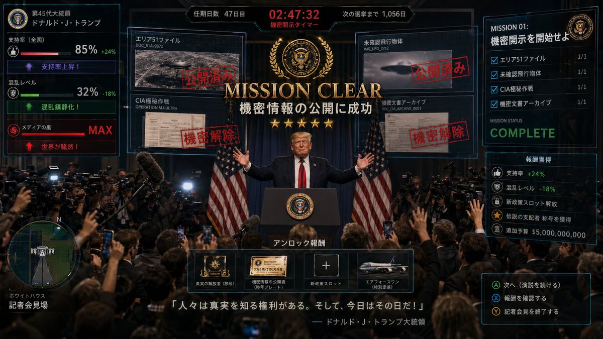 pgcrizap's tweet photo. 大統領になりきって
色んな国家機密を開示する
ゲームがあったら凄い面白そう…ｗ

#都市伝説 #UFO https://t.co/fqbFDk1TKG