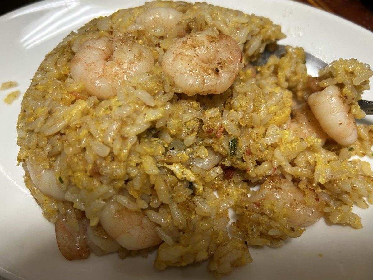 レシピ通りにエビ炒飯作った
メイラード反応を起こしたい