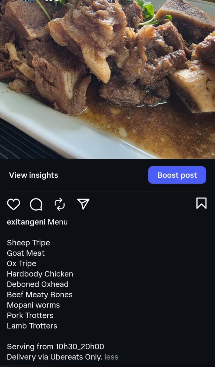 events_zoe's tweet photo. We open until 19:30 ,Cnr 1st Avenue &amp;3rd street Malboro.Exitangeni African Food . We on ubereats and Mr D 🙏🏾. 071 929 3040 https://t.co/3AHQj4yF79