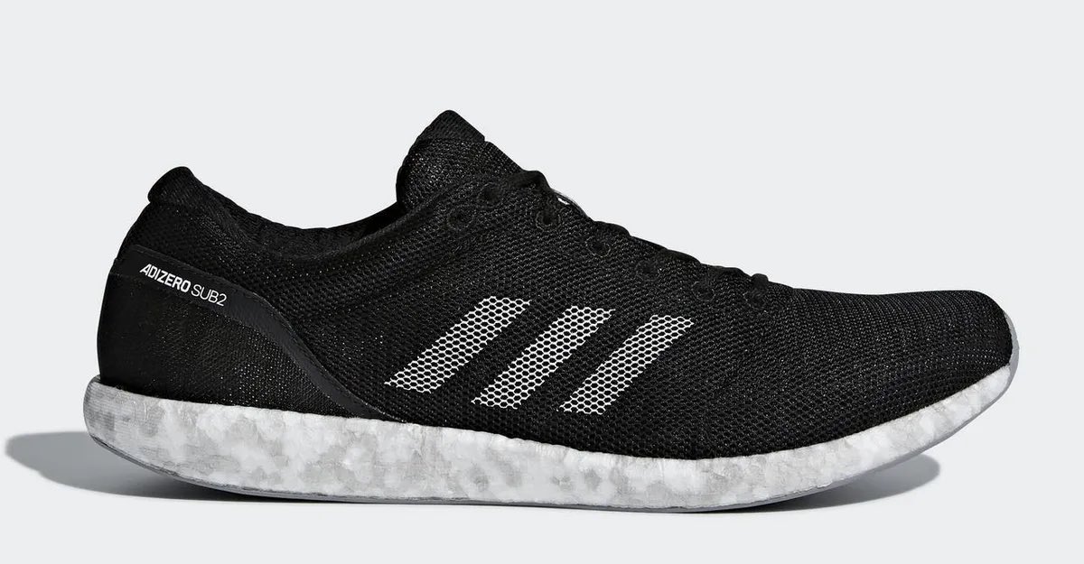 hamano0124's tweet image. adidasさんは8年前にヴェイパーフライに対抗するために『SUB2』（画像1枚目）を販売してちょっと黒歴史気味だったのが、今や本当にSUB2の足元を支えるシューズ、『adizero evo 3』（画像2枚目）にまで進化させたのはファンとして嬉しい限りです^_^
#adidas