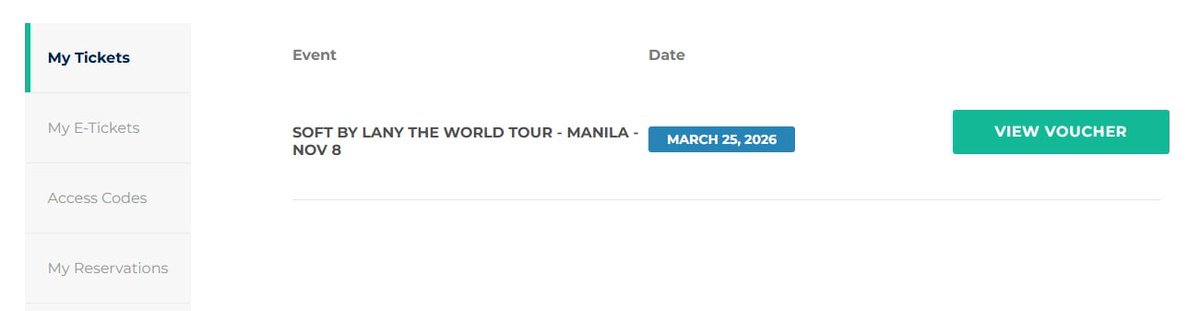 duanpendump's tweet photo. 🎟️ FOR SALE: SOFT BY LANY THE WORLD TOUR - MANILA

Hi! Selling THE SOFT EXPERIENCE PACKAGE  ticket for LANY’s Manila concert due to change of plans 🥲

📩 DM me if interested / sure buyer! https://t.co/KR5xx4IXMO