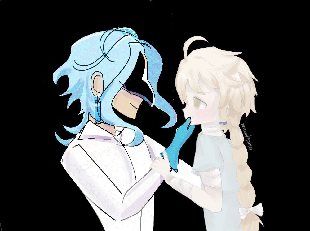 little_patient's tweet image. []=[""|""|""])&amp;gt;---

・・・
a collab😛😛 Dottore's artist don't have an account in x, so I don't tag anyone
┆𝘁𝘄:❌┆𝗱𝗼 𝗻𝗼𝘁 𝗿𝗲𝗽𝗼𝘀𝘁┆
◡ ⁺ ✚ ⁺ ◡
#art #collab #Dottore #Aether #Dottother #DottorexAether