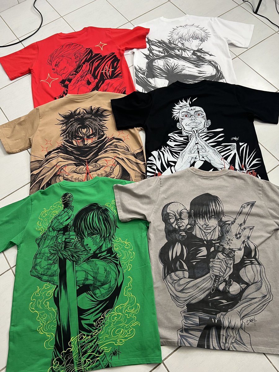 dwarx_art's tweet photo. 6 designs. 6 t-shirts. Tous dessinés à la main par moi

Précommande ouverte sur mon site 
🔗 https://t.co/bPU8EgxoRW

⚠️ Fermeture le 3 mai après ça c'est terminé https://t.co/FLytenIDv4