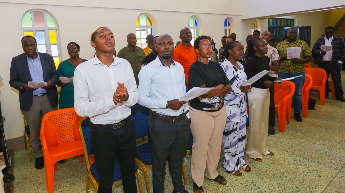 UGMParty's tweet photo. Today, the #UkatibaCaravan, led by Hon. David Maraga, joined worshippers at Nyamira Pentecostal Church for fellowship and prayer.

In all things, we put God first. Faith, humility, and service remain at the heart of our journey to build a just and prosperous Kenya.

We thank Bishop James Ogendi and the church family for the warm welcome, prayers, and spiritual encouragement as we begin a new week.

#UkatibaMovement #UGMParty #Kumekucha 

@dkmaraga @NetoAgostinhoMP @Lizie2016 @kattoloo @LingaiLili29539 @Mabonga_254