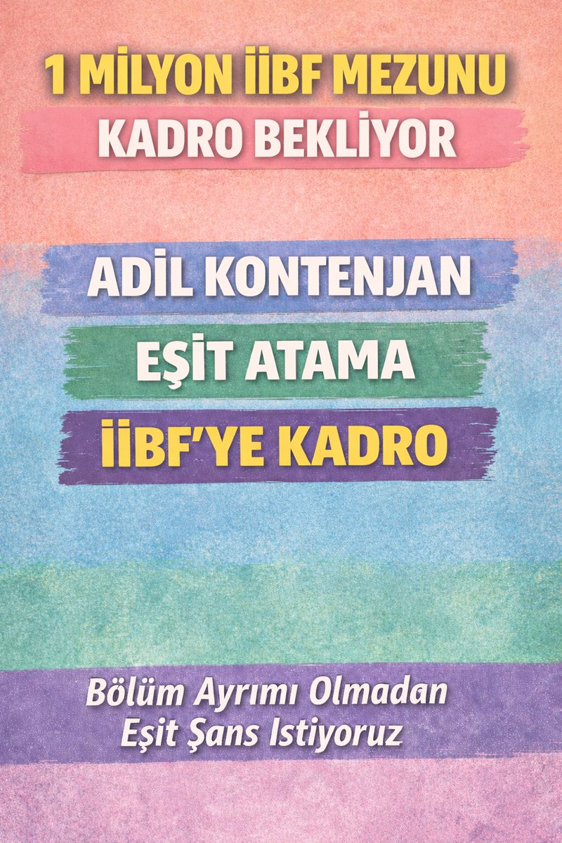 Shunrcn's tweet photo. @mustafakoctr06 İİBF mezunları; Gençlik ve Spor Bakanlığı bünyesindeki Gençlik Çalışanı, Yurt Yönetim Personeli, Büro Personeli, Bilgisayar İşletmeni, VHKİ ve Memur kadrolarına atama bekliyor.
@mustafakoctr06 @eminogluenes @aliozdemirgsb @enes_efendioglu @recepalier @OA_BAK https://t.co/Az16nC0hU5