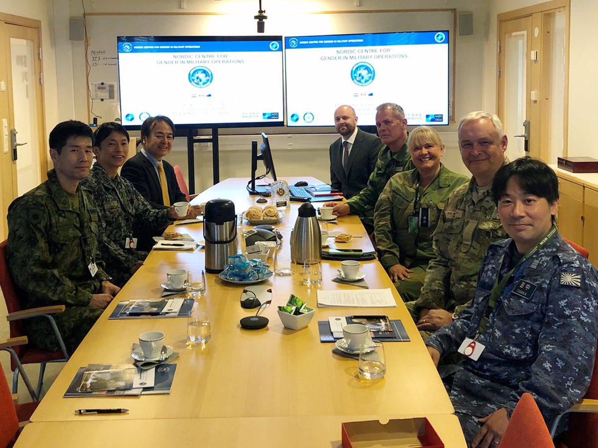 JGSDF_pr's tweet image. 🇯🇵🇸🇪#陸上自衛隊 は、#ＷＰＳ（#WomenPeaceandSecurity）分野の人材育成のため、ＮＡＴＯ下部機関としてスウェーデンに所在する北欧ジェンダー教育研究センター（ＮＣＧＭ）が実施する教育に、他自衛隊とともに参加しました。