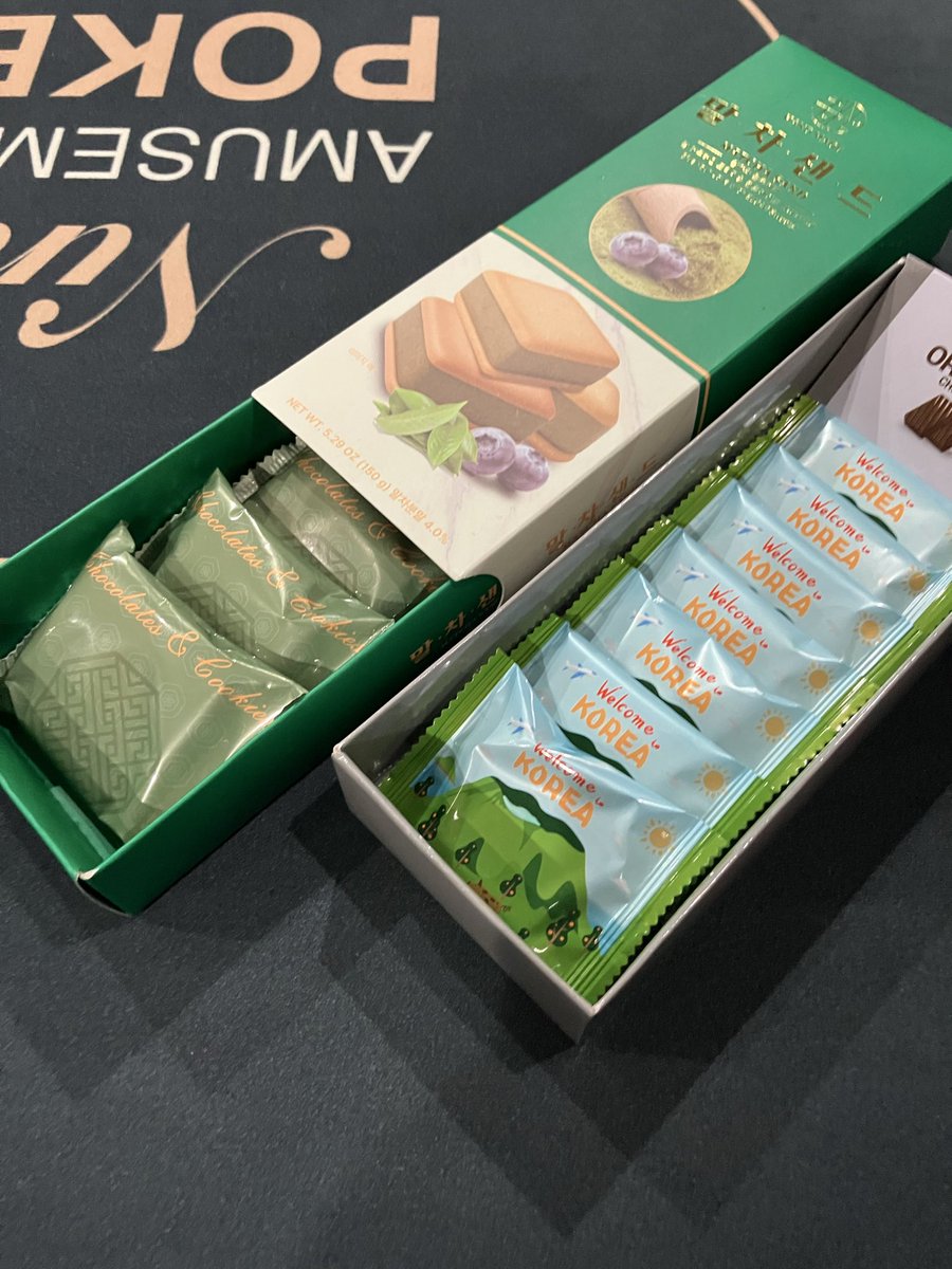 宮島様から韓国のお土産いただいてます！✨
ありがとうございます😊